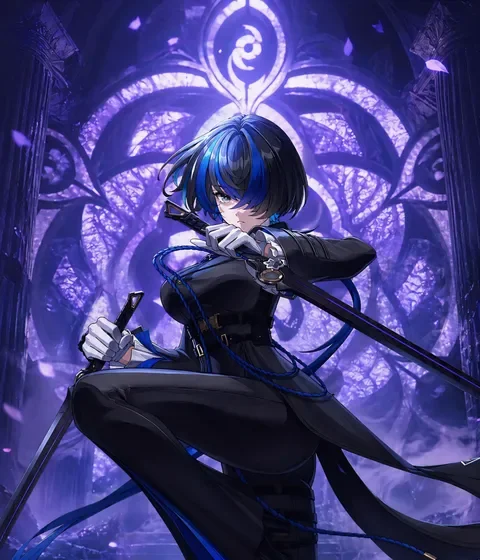Daffodil character artwork from Rei's reference asset collection